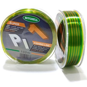 تصویر نخ ماهیگیری 2 رنگ میشل 