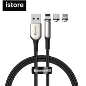 تصویر کابلِ مگنتی 2 متری، 3 کاره بیسوس مدل TZCAXC-G01 