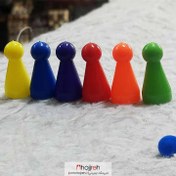 تصویر مهره منچ ۶ نفره + دو عدد تاس کد TNS61 