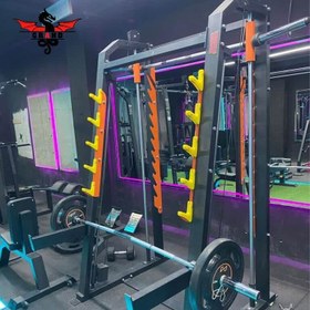 تصویر اسمیت کمکی برند Galaxy Fitness 