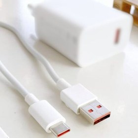 تصویر کابل شارژ USB به تایپ سی شیائومی مدل توربو شارژ Xiaomi کابل تبدیل کابل تایپ سی مبدل USB به Type-C