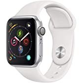 Series 4 silver aluminum case sale white sport band