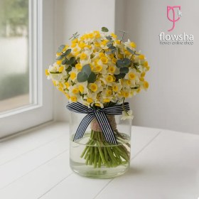 تصویر جار گل نرگس نارسا 