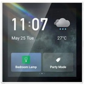 تصویر تاچ پنل 4 اینچ سناریو + zigbee gateway 