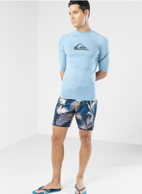 تصویر شلوارک ساحلی هایلایت اسکالوپ برند quiksilver Highlitescallop Boardshorts