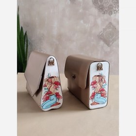 تصویر کیف رو دوشی طرح زن چینی 