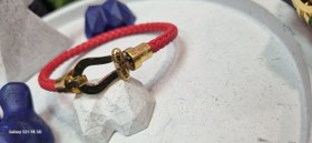 تصویر دستبند چرمی امگا 