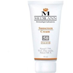 تصویر کرم ضد آفتاب زینک اکساید SPF 50 مدیلن 