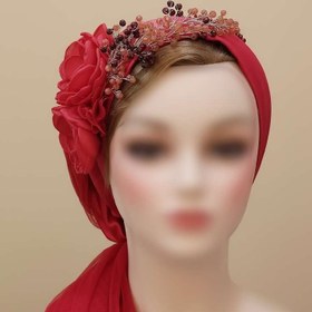 تصویر توربان مجلسی قرمز 