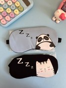 تصویر چشم‌بند کمپرسی - آبی 