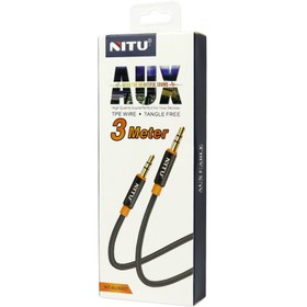 تصویر کابل Nitu NT-AUX007 AUX 3m Nitu NT-AUX007 3m AUX Cable