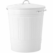 تصویر سطل زباله ایکیا 40 لیتر مدل KNODD ا IKEA KNODD Bin with lid, grey, 40 l IKEA KNODD Bin with lid, grey, 40 l