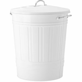 تصویر سطل زباله ایکیا 40 لیتر مدل KNODD ا IKEA KNODD Bin with lid, grey, 40 l IKEA KNODD Bin with lid, grey, 40 l