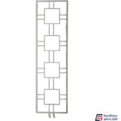 تصویر رادیاتور شوفاژ عمودی استیل دکوراتیو مدل شابلون 