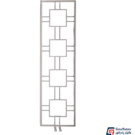 تصویر رادیاتور شوفاژ عمودی استیل دکوراتیو مدل شابلون 