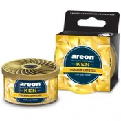تصویر خوشبوکننده کنسروی آرئون AREON سری KEN رایحه گلدن کریستال Golden Crystal 