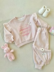 تصویر ست دورس و شلوار وارداتی با کیفیت دخترانه مناسب ۲ تا ۶ سال 