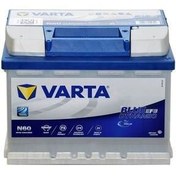 تصویر باتری باطری 12V 60 Amper N60 Efb Start تولید فعلی جدید Varta 