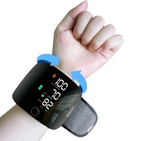 تصویر فشارسنج مچی دیجیتال WEB306 Rechargeable wrist sphygmomanometer with talking and memory