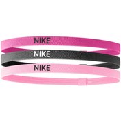 تصویر هد بند و مچ بند زنانه بی رنگ برند nike NJN04-944 Unisex Saç Bandı - Elastik Saç Bandı 3 lü Paket - NJN04-944