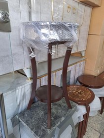 تصویر میز تلفن مدل خمره ای 