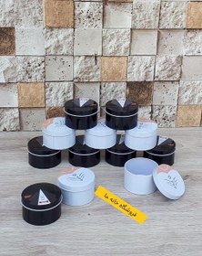 تصویر قوطی فلزی عروس و داماد 