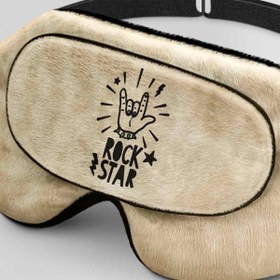 تصویر طرح راک استار برای چشم بند خواب کورال Rock Star Design for Coral656 Sleep Mask