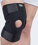 تصویر زانو بند کشک باز قابل تنظیم نئوپرنی – 13104 برند کیورد Neoprene adjustable knee brace - 13104