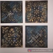 تصویر شابلون خشت ۴ عددی کد PS109-112 