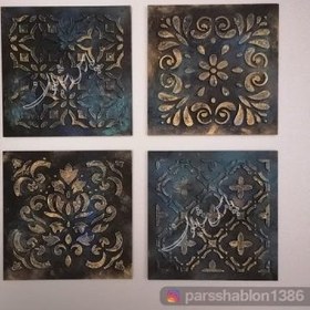 تصویر شابلون خشت ۴ عددی کد PS109-112 