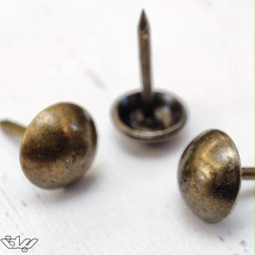 تصویر گل میخ ساده زرد قلم 