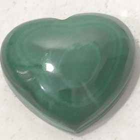 تصویر نگین مالاکیت قلبی کد 1 