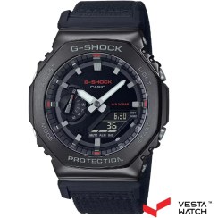 تصویر ساعت مچی مردانه کاسیو G-SHOCK مدل GM-2100CB-1ADR با بند برزنتی 