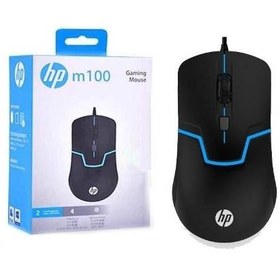 تصویر موس باسیم گیمینگ اچ پی HP m100 RGB HP m100