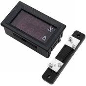 تصویر ماژول ولت متر آمپر متر شنت دار ۱۰۰ ولت ۵۰ آمپر 