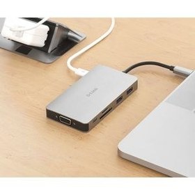 تصویر هاب USB-C دی لینک 9 پورت مدل DUB-M910 D-link Hub DUB-M910 with 9 ports