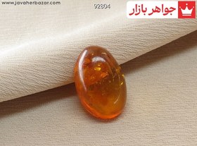 تصویر نگین کهربا بولونی لهستان بی نظیر کد 92804 