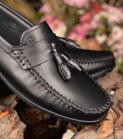 تصویر خرید اینترنتی کالج مردانه سیاه پیر کاردین Pierre Cardin - 584106 - STONE Erkek Cilt Hakiki Deri Loafer Günlük Ayakkabı Sağlamlık&Şıklığı Bir Arada Sunan Özel Seri Tarz Model