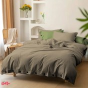 تصویر روتختی کاوری ساده سبز نسکافه ای پرایم - لینن 