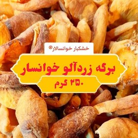 تصویر برگه زردآلو شیرین خوانسار درجه یک ( 250 گرم ) خشکبار خوانسالار 