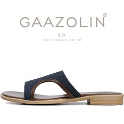 تصویر صندل اِر گازولین آبی برزنتی – GAAZOLIN Er Sandals Blue Jeans 