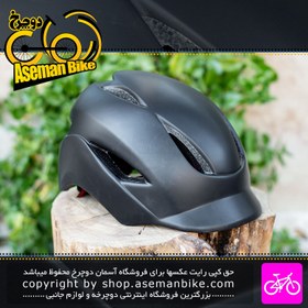 تصویر کلاه دوچرخه سواری ابسولوت Absolute مدل 001B سایز دور سر 57-62 سانت رنگ مشکی Absolute Bicycle Helmet 001B 57-62cm Black 