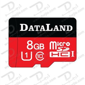 تصویر کارت حافظه Micro SD 8GB Class 10 U1 مارک DataLand 