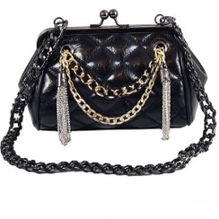 تصویر کیف دوشی طرح شنل زنجیری 