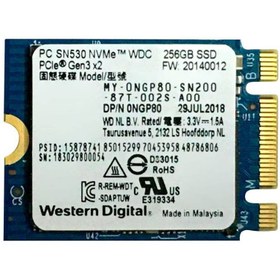 تصویر حافظه SSD اینترنال 256 گیگابایت Western digital sn530 Western digital sn530