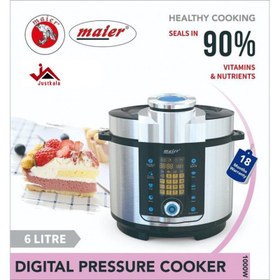 تصویر زود پز و پلو پز 1000 وات مایر مدل MR-1373 MR-1373 Maier Pressure-Cooker 1000W