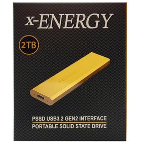 تصویر حافظه اکسترنال SSD ایکس انرژی X-Energy Gold Drive 2TB X-Energy Gold 2TB External Portable SSD Drive