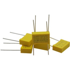 تصویر خازن CAP MKT 100NF 310V X2 CAP MKT 100NF 310V X2