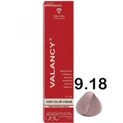 تصویر رنگ مو والانسی سری حرفه ای مدل مرواریدی شماره CV8 VALANCY No CV8 Hair Color 100 ml