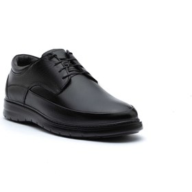 تصویر کفش چرم مدل آلدمو بندی 